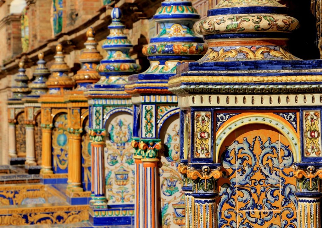 spain, ceramic, decoration, design, tile, architecture, decorative, mosaic, traditional, seville, motif, seville, seville, seville, seville, seville